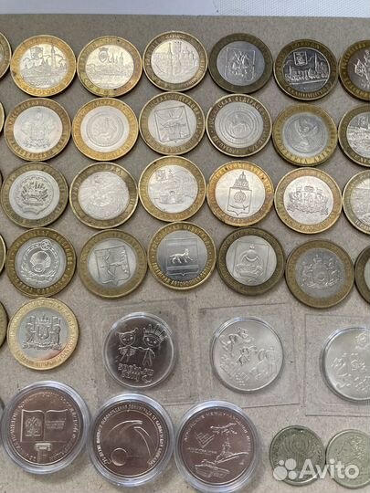 10 рублей биметалл и другие юбилейки