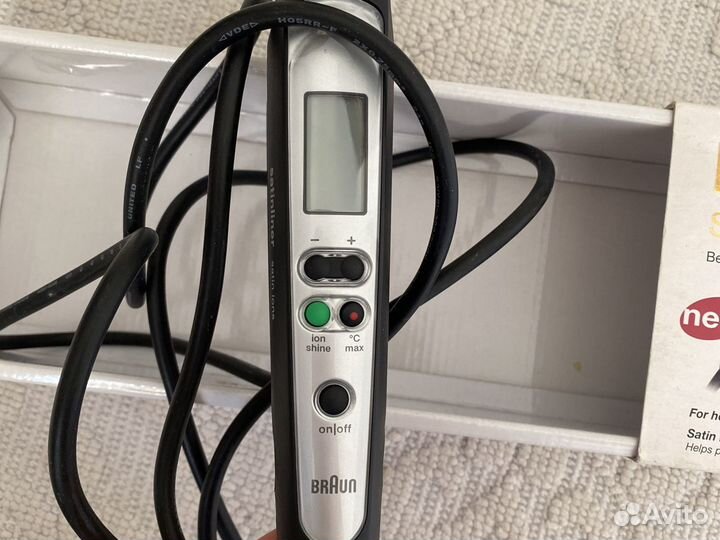 Стайлер для волос утюжок braun Satin Hair ES2