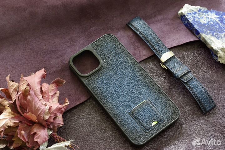 Чехол iPhone 13 Pro Max. Кожа. Handmade. На заказ