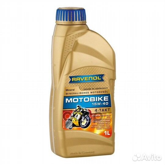 Масло моторное 4-х тактное Ravenol Motobike 15W