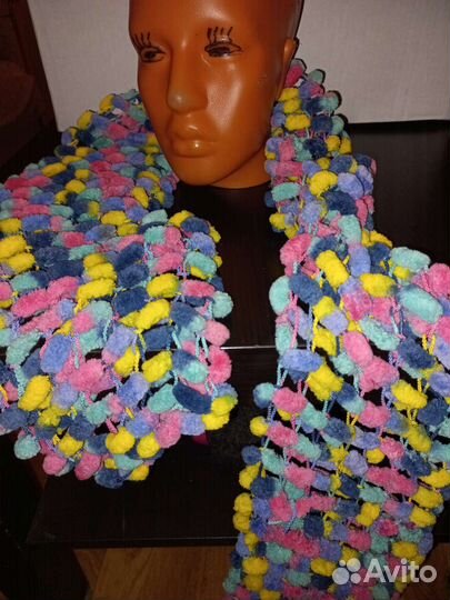 Вязанный шарф женский