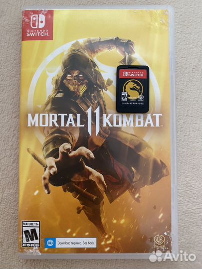 Nintendo swith картридж mortal combat 11