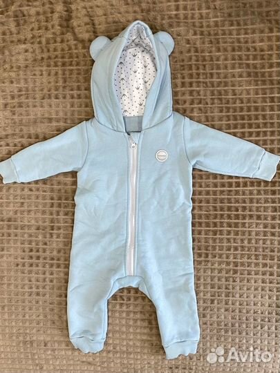 Комбинезон mirakids утепленный 74 футер флис