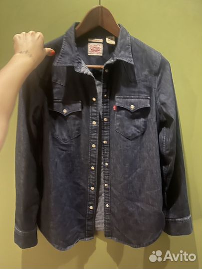 Джинсовая рубашка levis