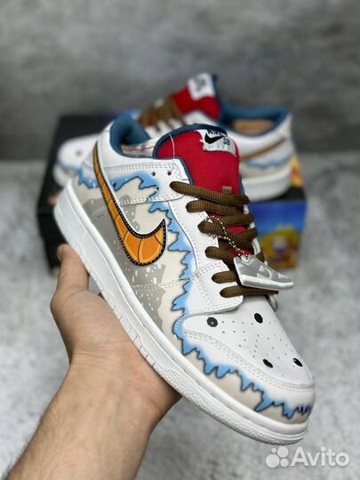 Кроссовки Nike SB Dunk ice custom