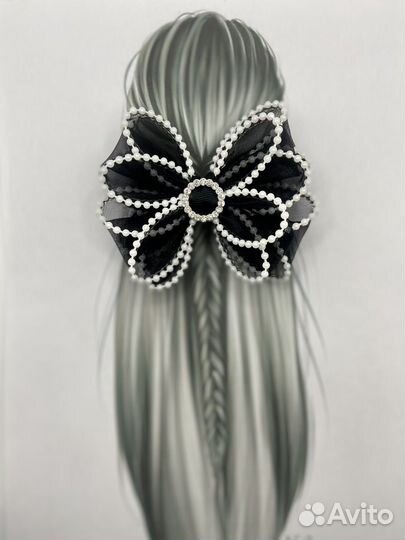 Бант на заколке