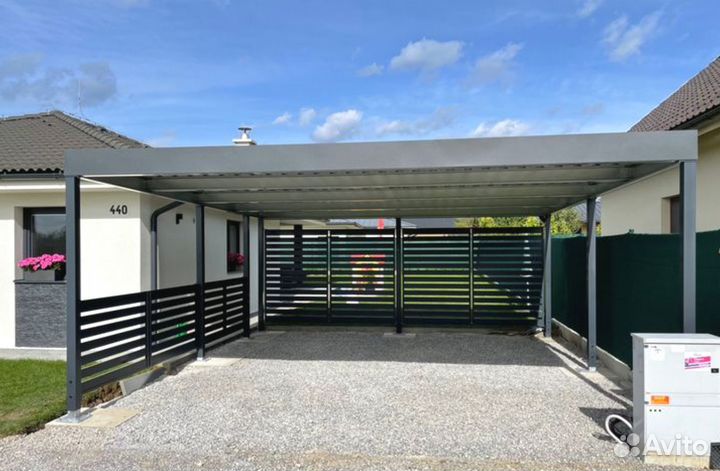 Навес под ключ