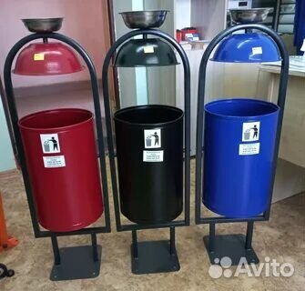 Урна уличная с пепельницей