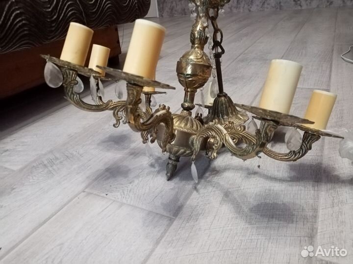 Продам старинную люстру