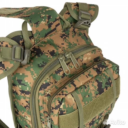 Рюкзак спинингиста кмф цифра (HS-118-DG) Helios