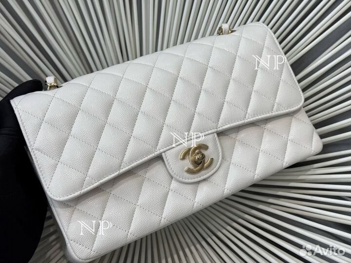 Сумка Chanel Flap белая