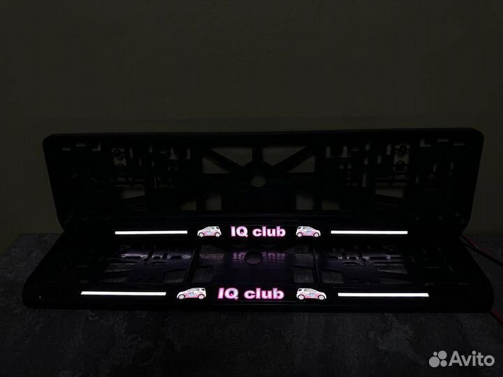 Номерная рамка с вашим логотипом