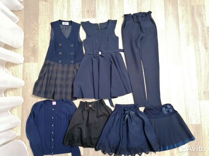 Школьные вещи пакетом 122-128 на девочку