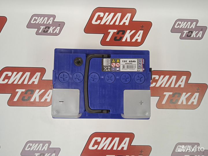 Аккумулятор Tab Blue 60Ач 600А