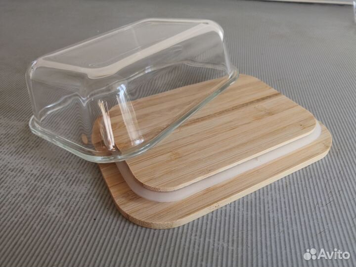 Контейнер стеклянный жаропрочный