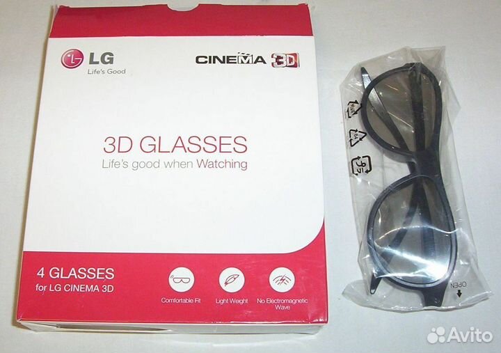 Очки 3d пассивные LG AG-F310(x4) Bundle