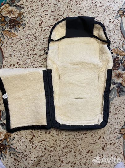 Конверт в коляску из овчины