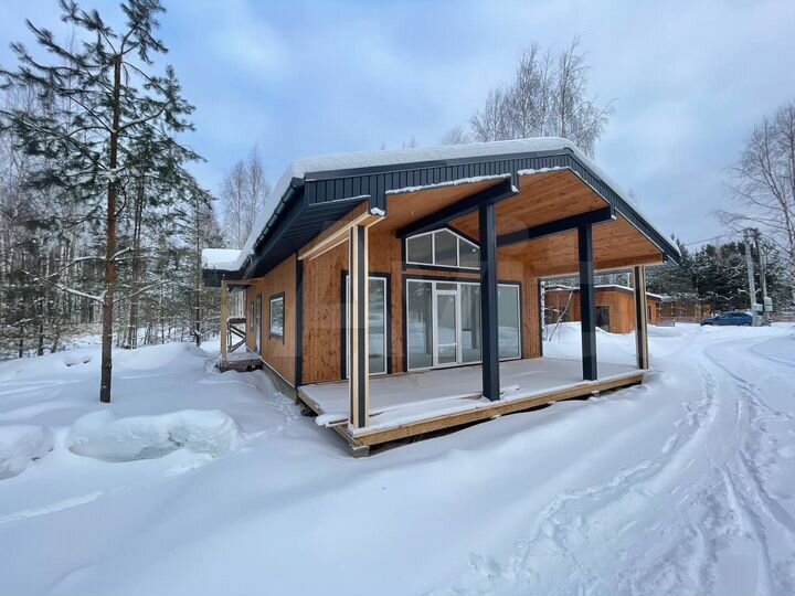 Коттедж 110 м² на участке 8 сот.