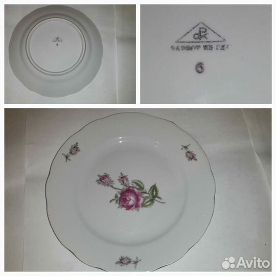 Фарфоровые тарелки СССР