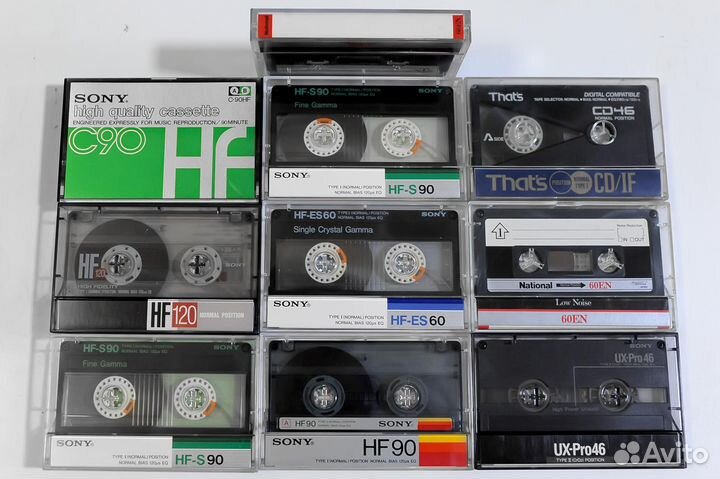 Винтажные Компакт Кассеты, наборами по 10шт