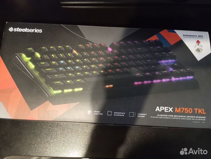 Механическая клавиатура SteelSeries Apex M750 TKL