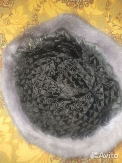 Шапка норковая женская новая