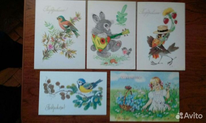 Сказки и детские открытки СССР