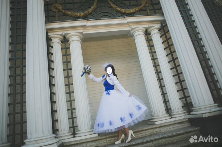 Оригинальное свадебное платье