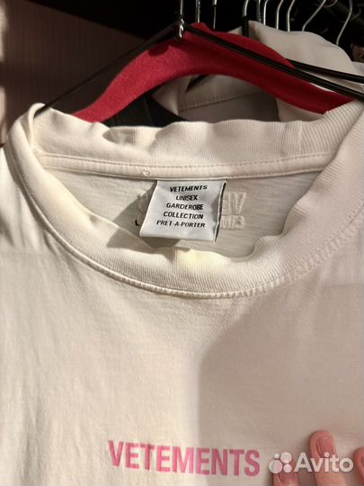 Vetements футболка оригинал