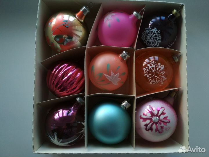 Елочные игрушки СССР наборы