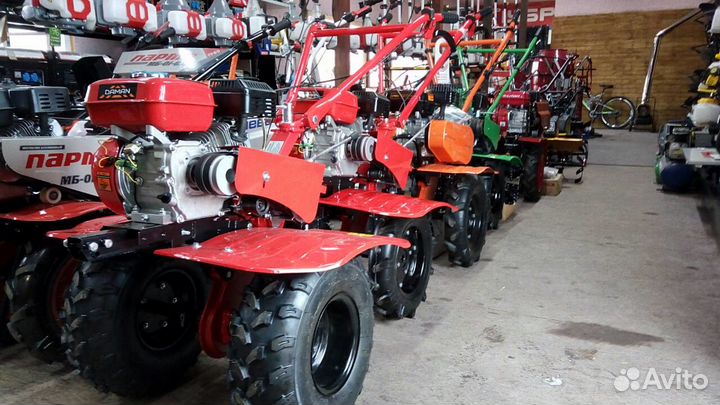 Мотоблок Krotof-135GD 13л.с Пониженная передача