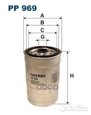Фильтр топливный landrover PP969 Filtron