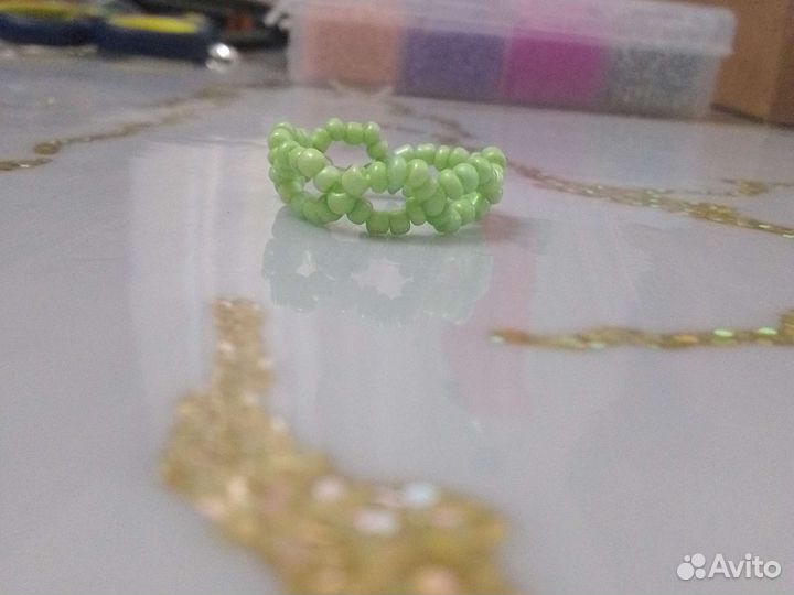 Колечки из бисера