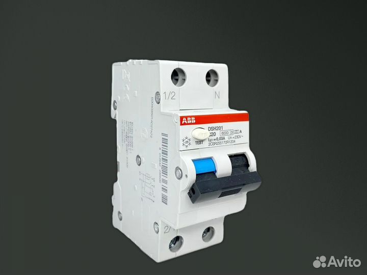 Дифференциальный автомат ABB DSH201R 10a 16a 25a