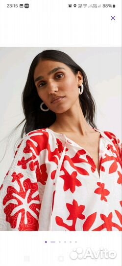 Новое льняное платье HM xs