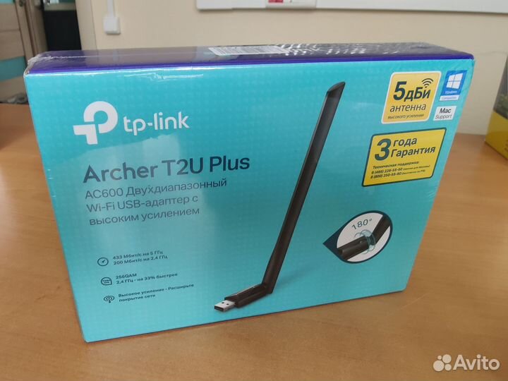 Wi-Fi-адаптер TP-Link AC600 Archer T2U Plus