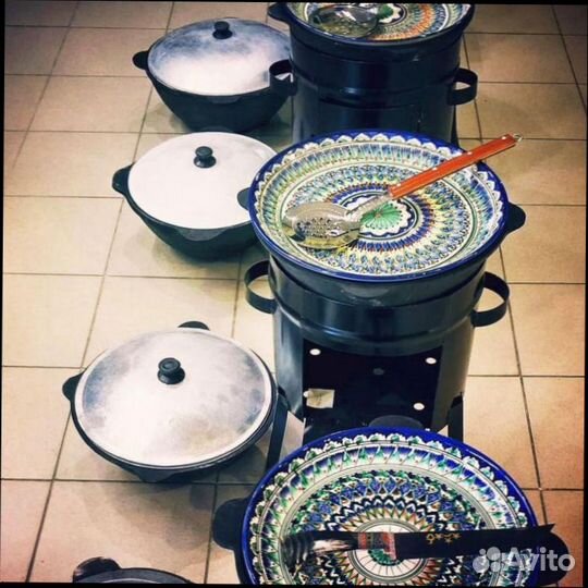 Казаны, печи, ляганы