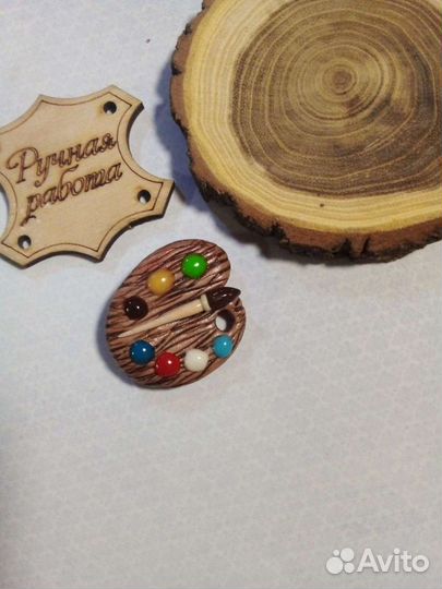 Брошки из полимерной глины
