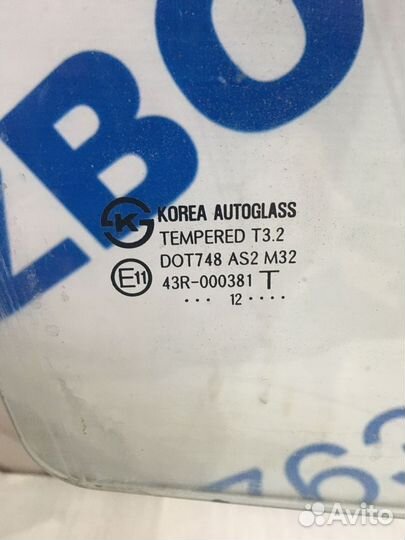 Стекло передней двери hyundai solaris 1 1.4 мт сед