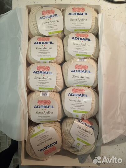 Пряжа Adriafil SIerra Andina 100 альпака, 50г