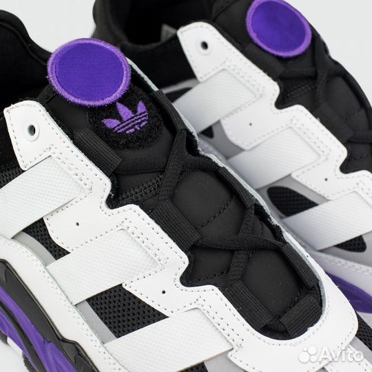 Кроссовки Adidas Niteball White / Purple