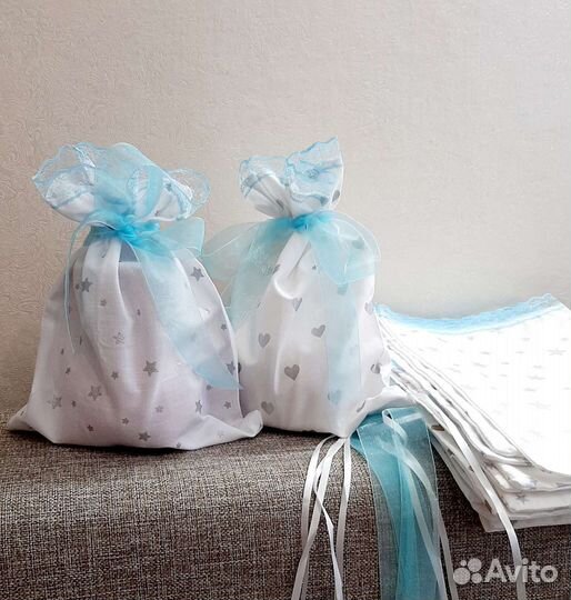 Подарочная упаковка, мешочки для подарков