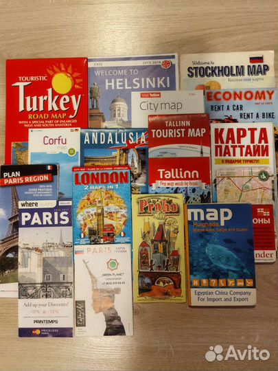 Карты городов и стран мира