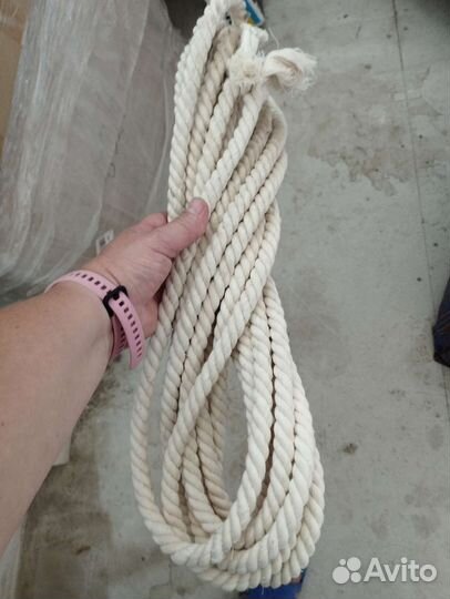 Джутовая веревка, канат 10м