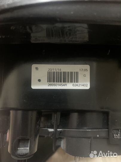 Фонарь задний правый на renault logan 2