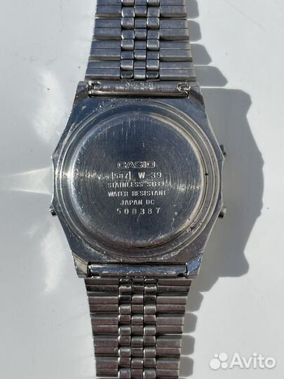 Casio w-39 (сталь) Vintage