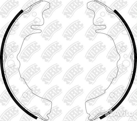 Колодки тормозные барабанные