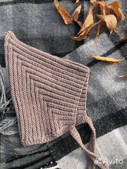 Детская шапочка гномик эльф меринос 46 см