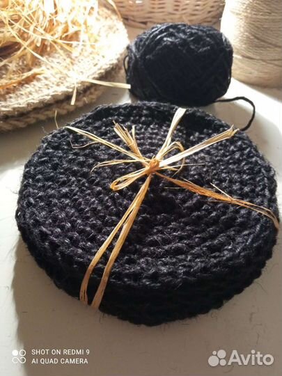 Эко-губки, подставки/салфетки из джута