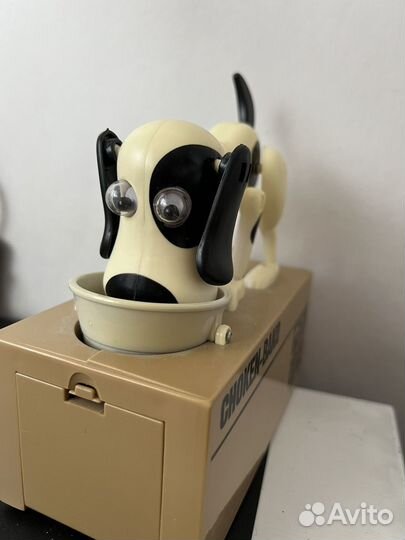 Копилка собака на батарейках